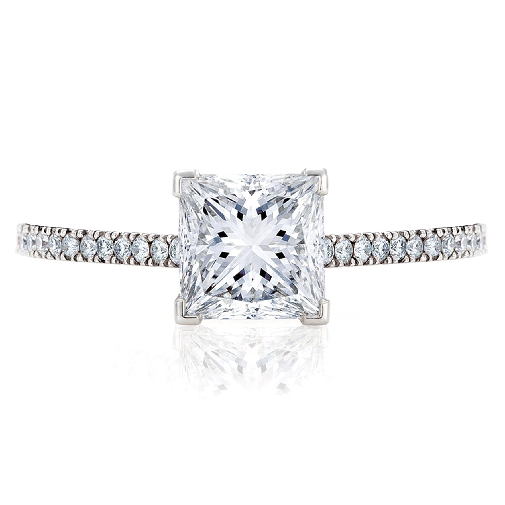 Princess Cut Diamond Engagement Ring - ForeverJewels Design Studio 8