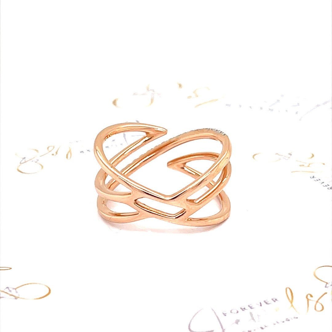 Rose gold diamond Ring - ForeverJewels Design Studio 8