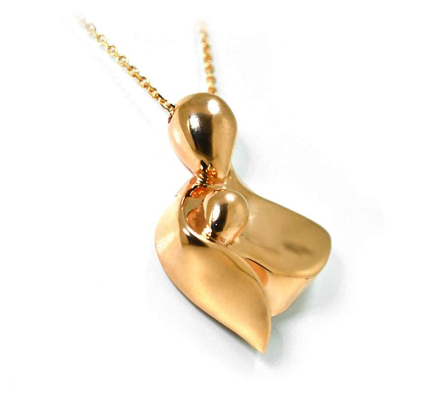 Rose Gold Mother and Child Pendant - ForeverJewels Design Studio 8