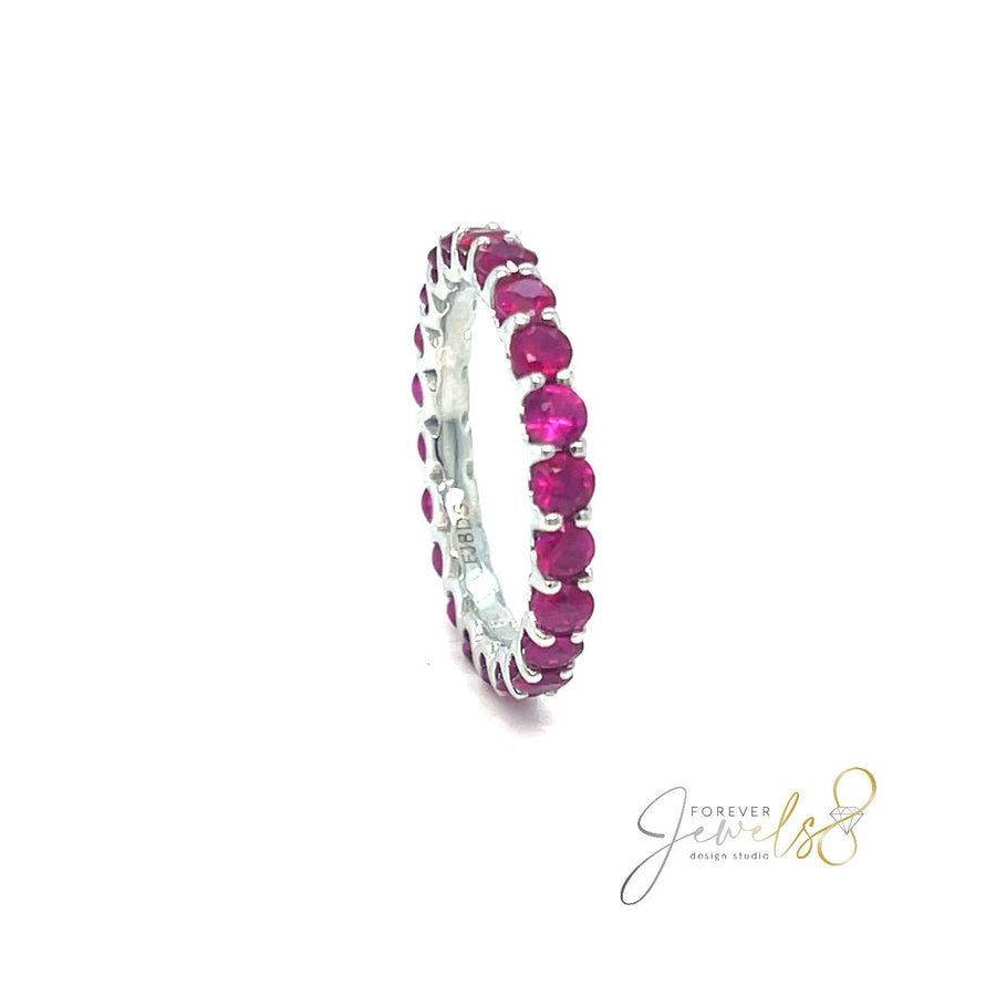 Ruby Eternity Ring - ForeverJewels Design Studio 8