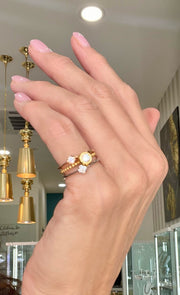 Stackable 18k Rose gold Diamond Ring - ForeverJewels Design Studio 8