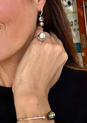 Tahitian Pearl and Diamond Bangle - ForeverJewels Design Studio 8