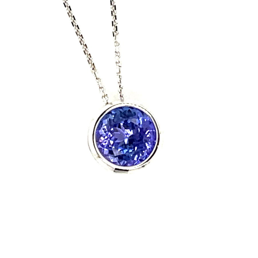 Tanzanite Floating Pendant - ForeverJewels Design Studio 8