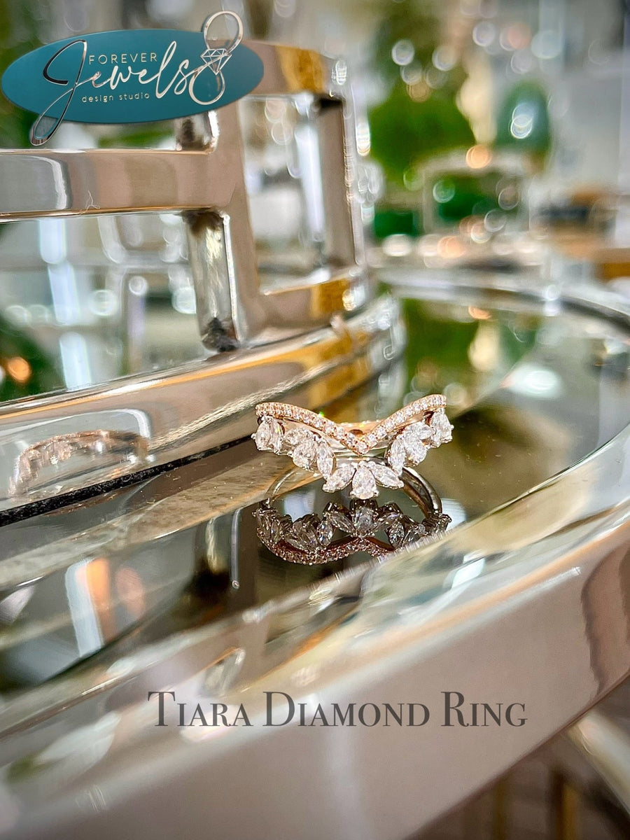 Tiara Diamond Ring - ForeverJewels Design Studio 8