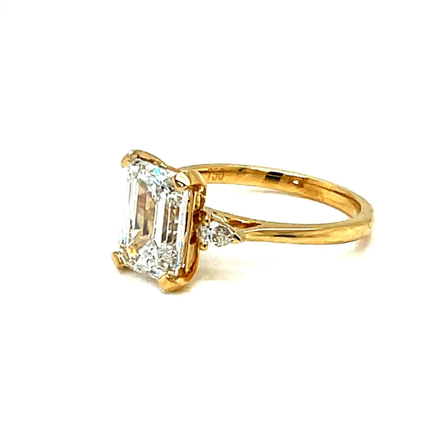 Trilogy Diamond Engagement Ring - ForeverJewels Design Studio 8