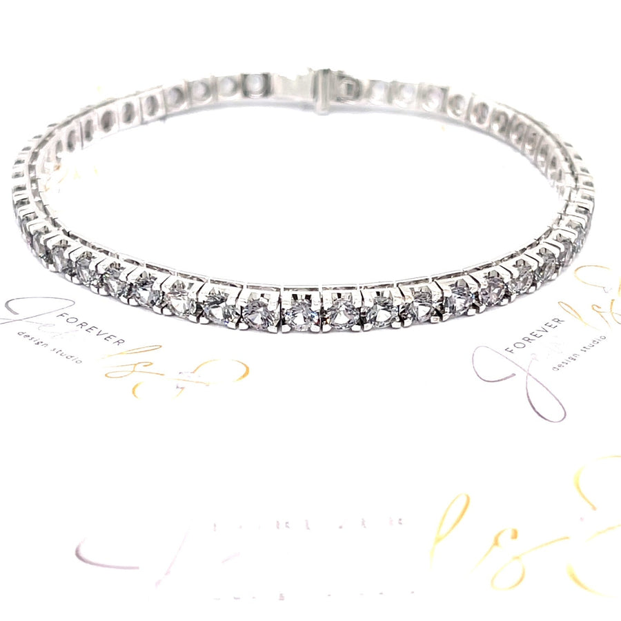Violet spinel Tennis Bracelet - ForeverJewels Design Studio 8