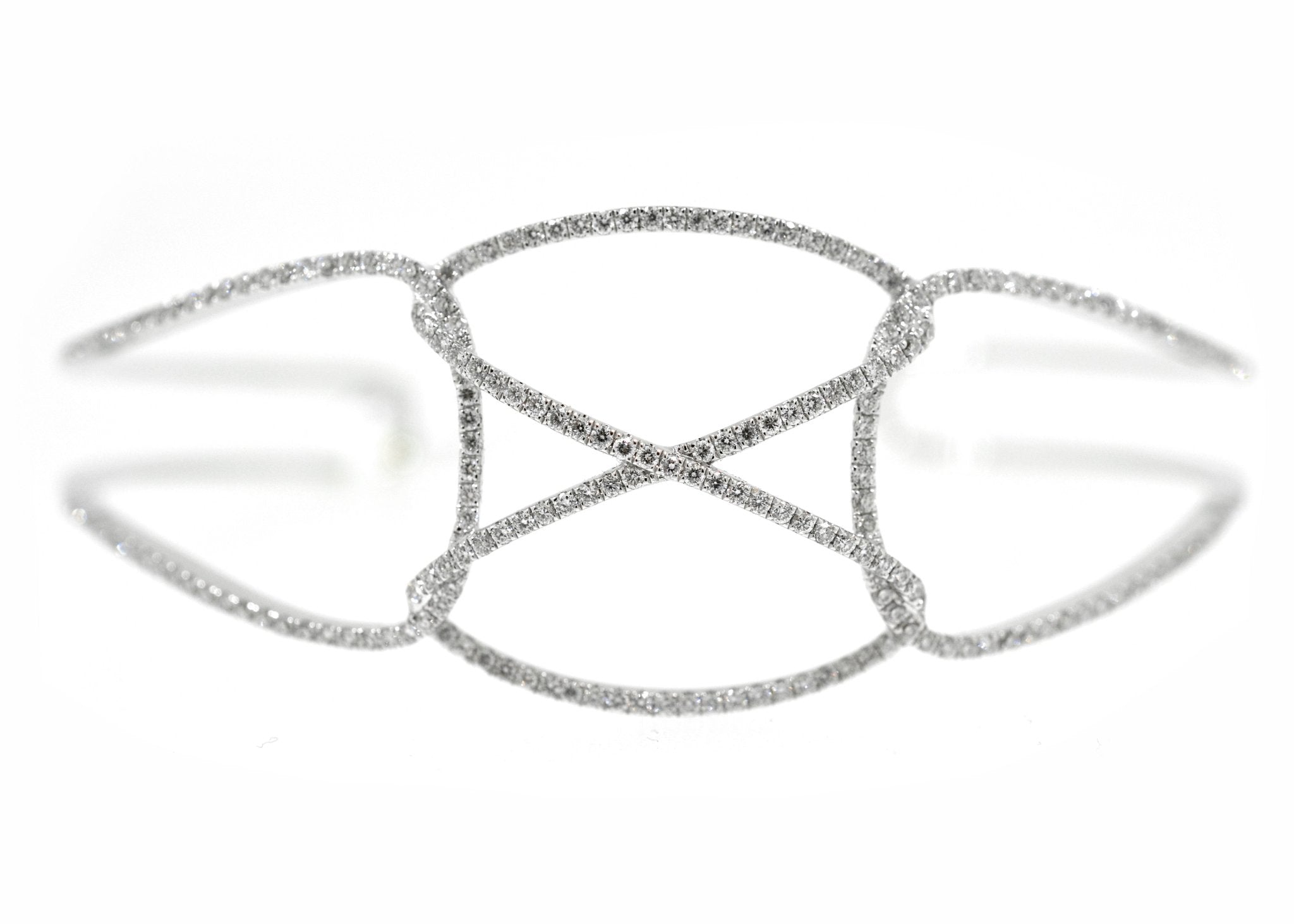 White Gold Diamond Bangle - ForeverJewels Design Studio 8