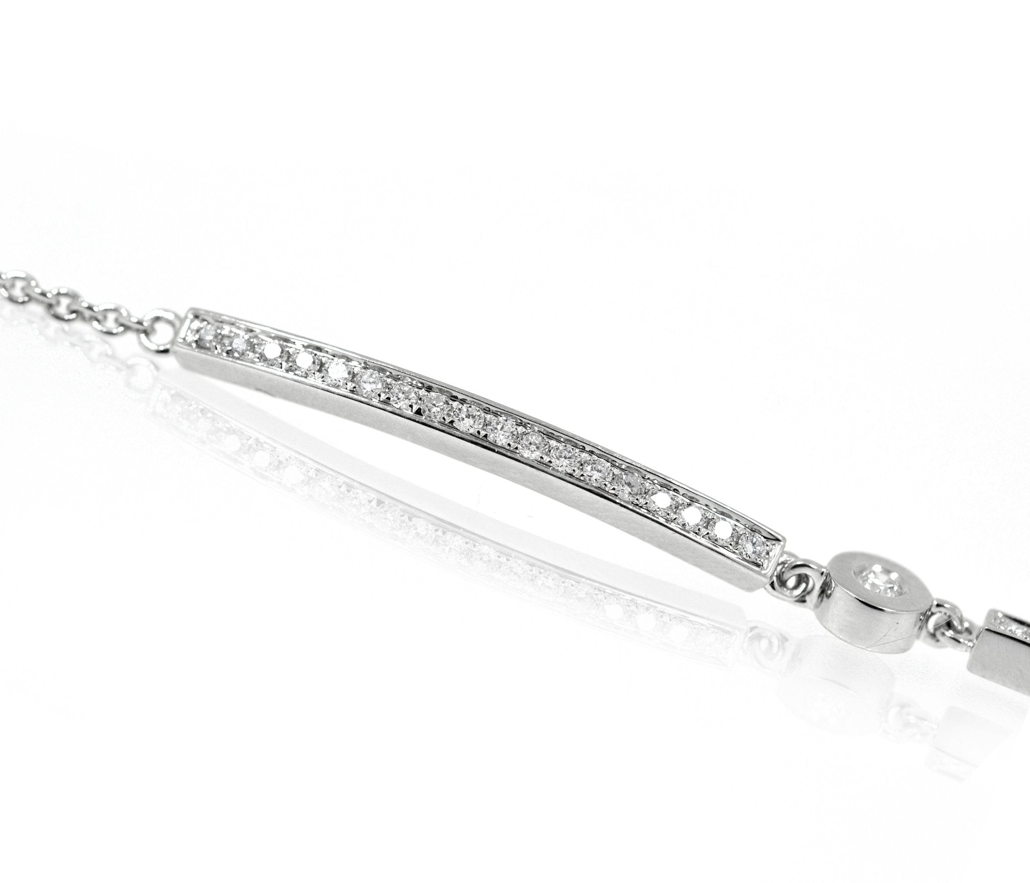 White Gold Diamond Bracelet - ForeverJewels Design Studio 8