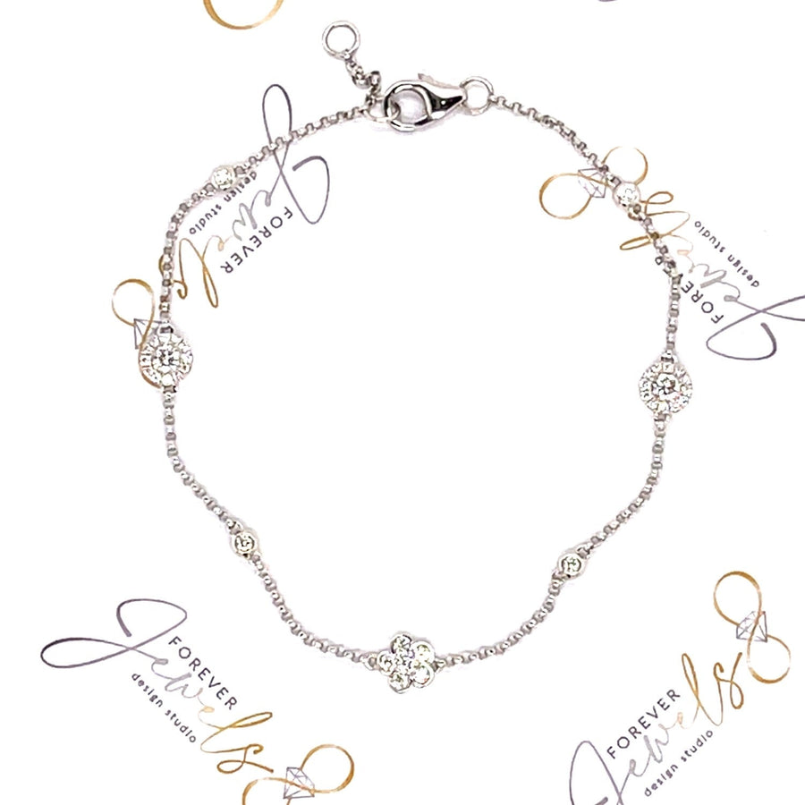 White gold diamond bracelet - ForeverJewels Design Studio 8