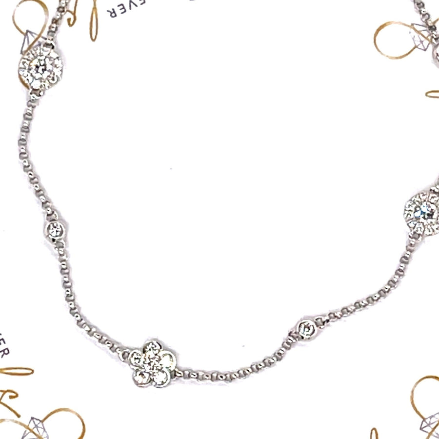 White gold diamond bracelet - ForeverJewels Design Studio 8