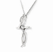 White Gold Diamond Cross Pendant - ForeverJewels Design Studio 8