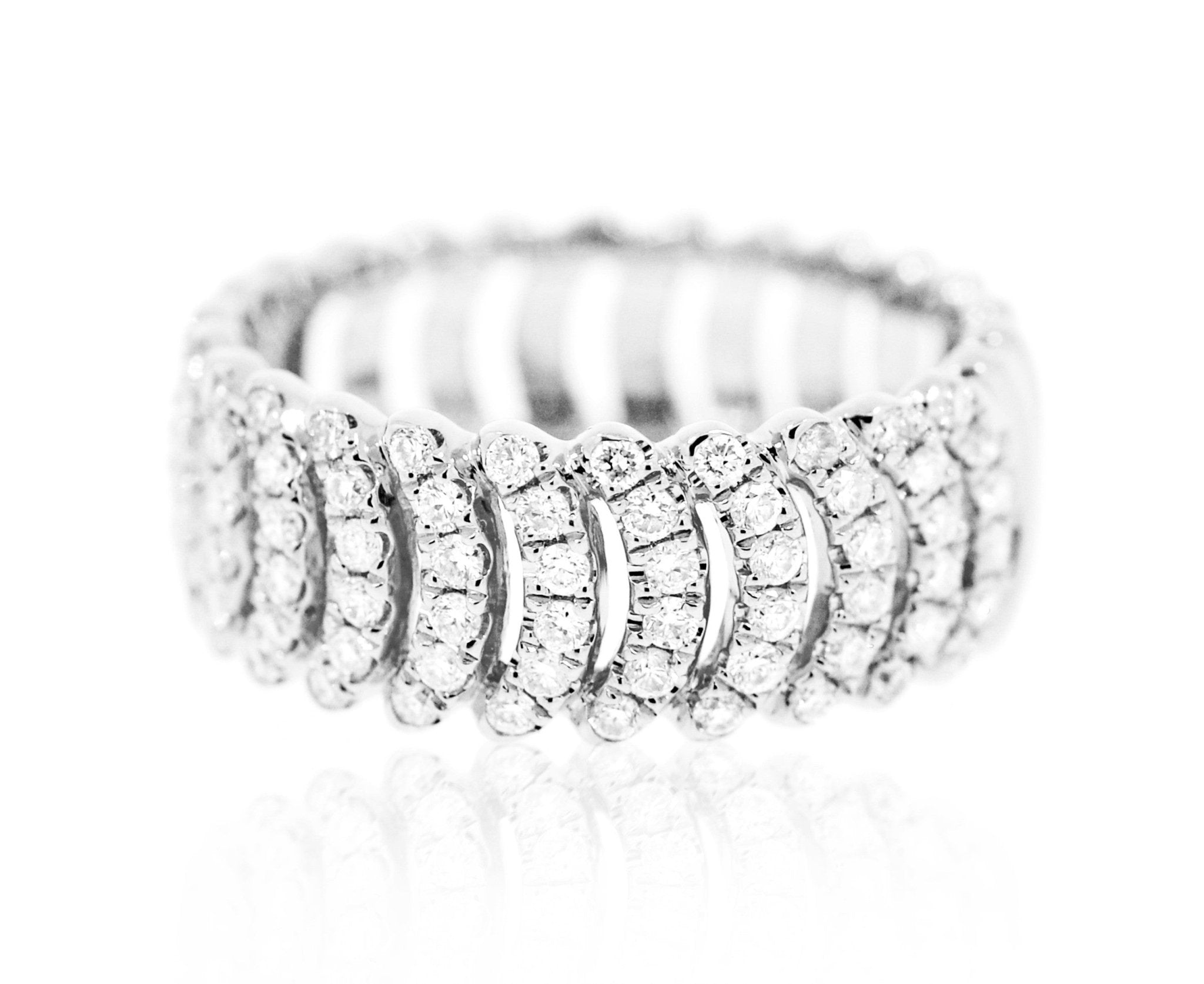 White Gold Diamond Dress Ring - ForeverJewels Design Studio 8