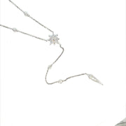 White Gold Diamond Lariat Necklace - ForeverJewels Design Studio 8