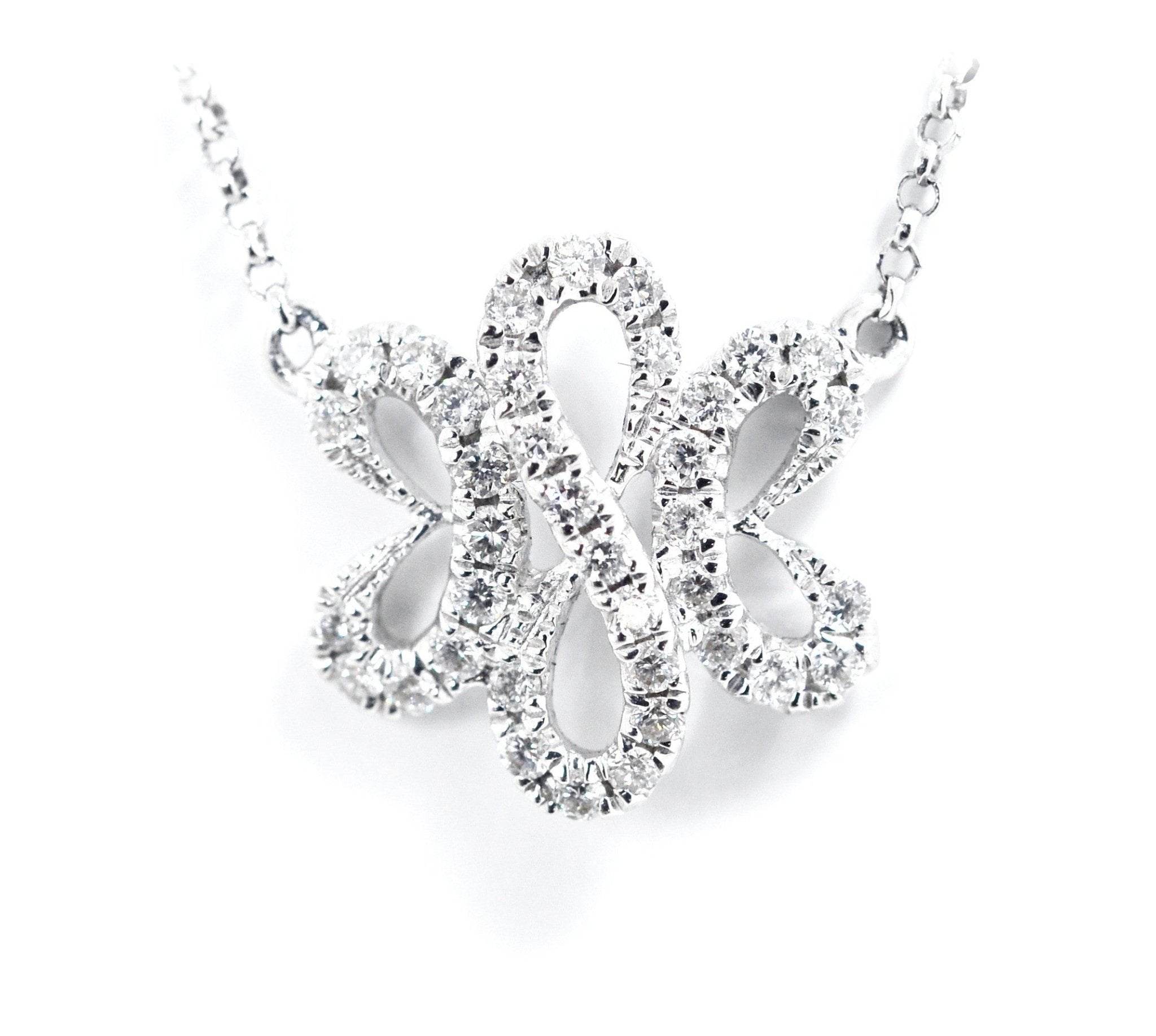 White Gold Diamond Necklace - ForeverJewels Design Studio 8