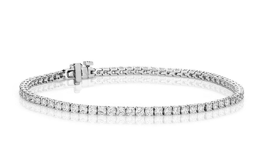 White Gold Diamond Tennis Bracelet - ForeverJewels Design Studio 8
