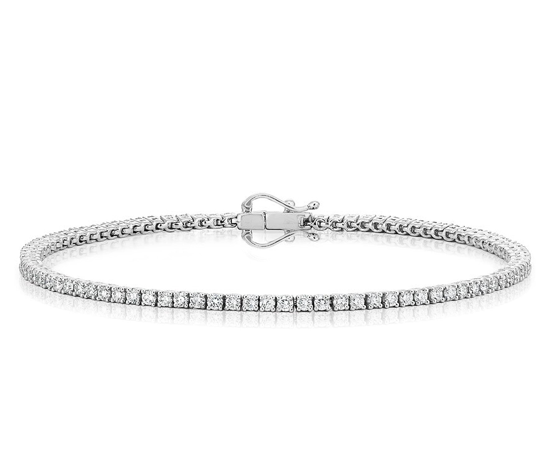 White Gold Diamond Tennis Bracelet - ForeverJewels Design Studio 8