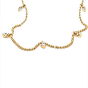 Yellow Gold Diamond Necklace - ForeverJewels Design Studio 8