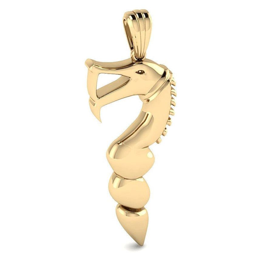 Yellow Gold Nyami Nyami Pendant from Zambia - ForeverJewels Design Studio 8