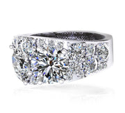 Diamond Cluster Engagement Ring