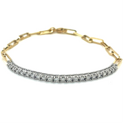 Paperclip Lab Diamond Tennis bracelet
