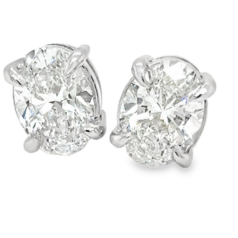 Oval Lab Diamond Studs
