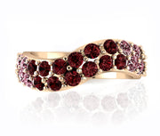 18ct Rose gold round rose spinel and diamond dress ring - ForeverJewels Design Studio 8