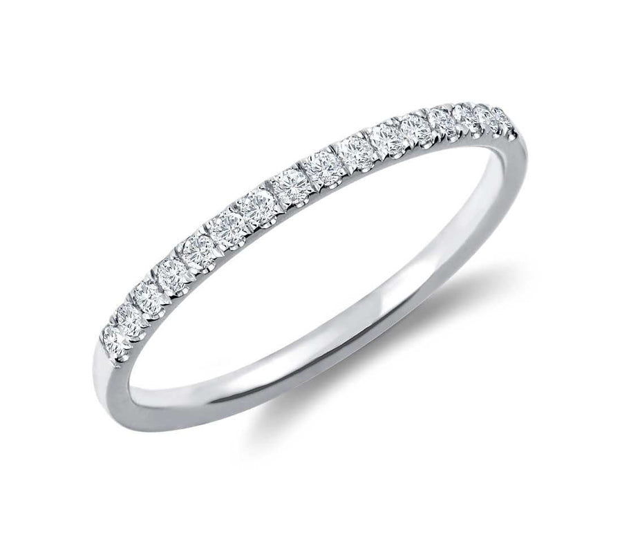 18ct White gold diamond band - ForeverJewels Design Studio 8