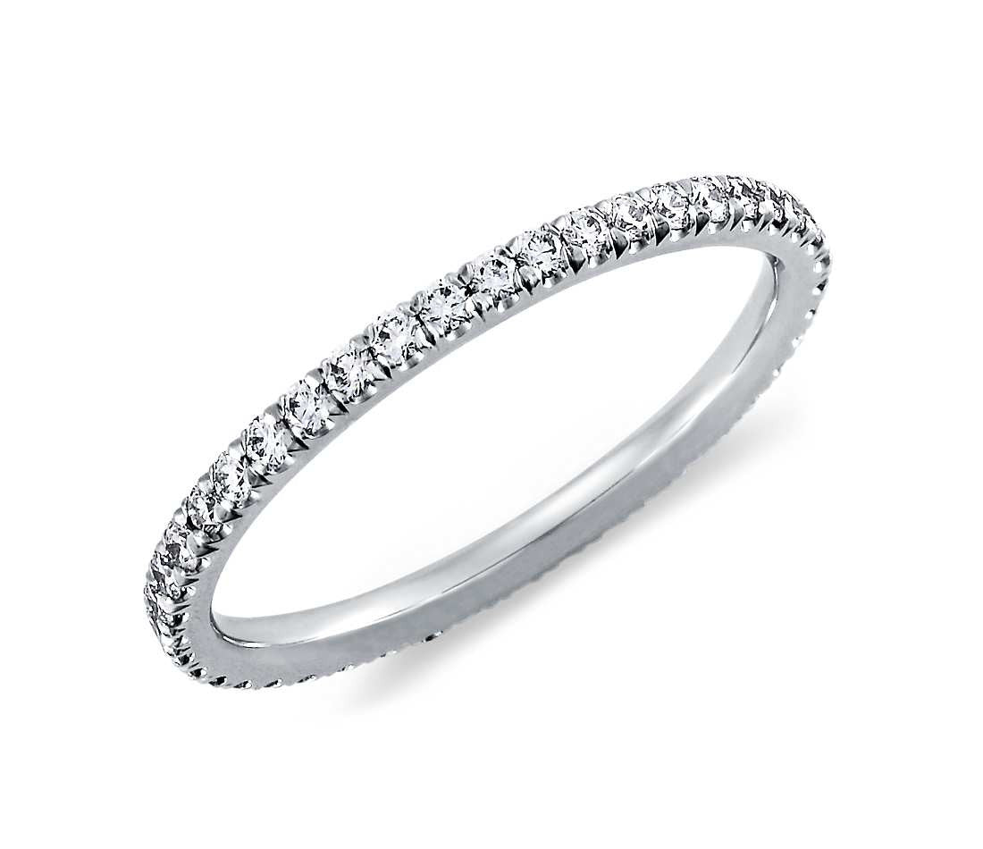 18ct White gold eternity diamond band - ForeverJewels Design Studio 8