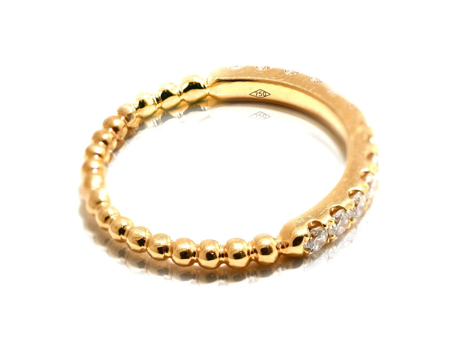 18ct Yellow Gold Diamond Bubble Wedding Band - ForeverJewels Design Studio 8