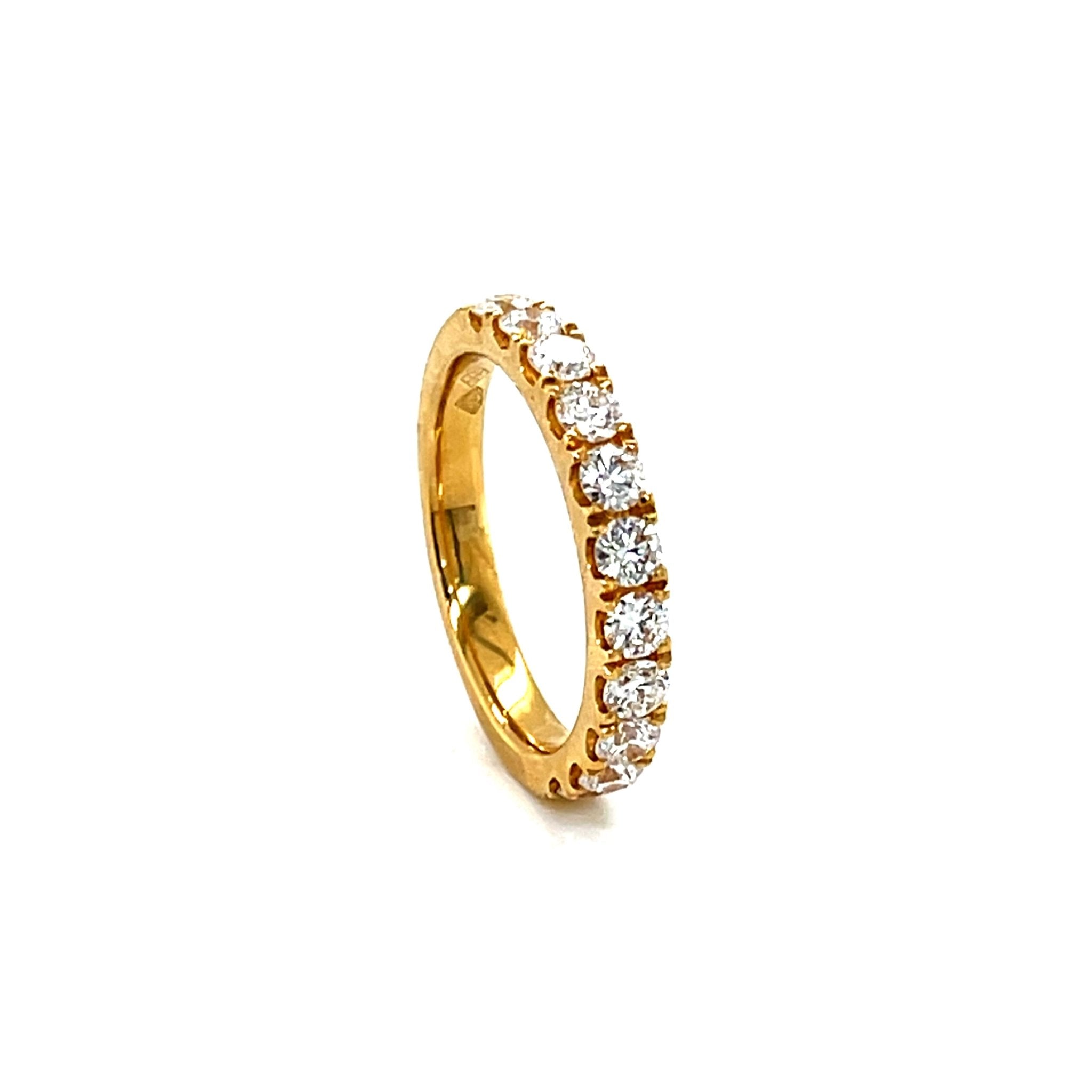 18k yellow gold Diamond Wedding Ring - ForeverJewels Design Studio 8