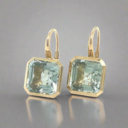 18k yellow gold Green Amethyst Earrings - ForeverJewels Design Studio 8