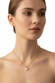 Heart shaped Diamond Necklace