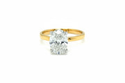 Oval 2.2ctEVs  Lab Diamond Engagement Ring
