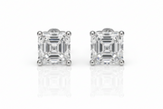 Asscher cut 2ct TDW Diamond Studs