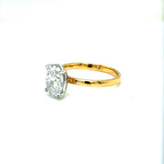 Oval 2.5ct  Lab Diamond Engagement Ring
