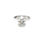 Solitaire Oval Diamond Ring