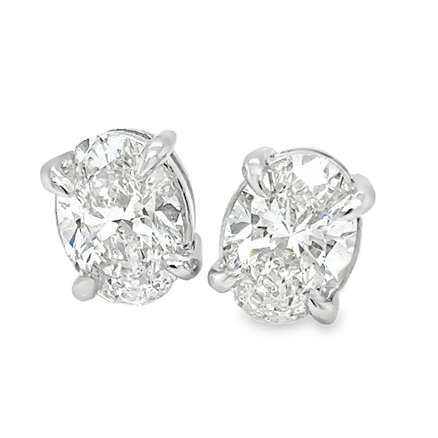 Oval Lab Diamond Studs