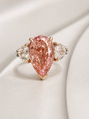 The Eternal Blush Trilogy 7.10ct Pink Diamond Ring