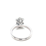 Solitaire Oval Diamond Ring