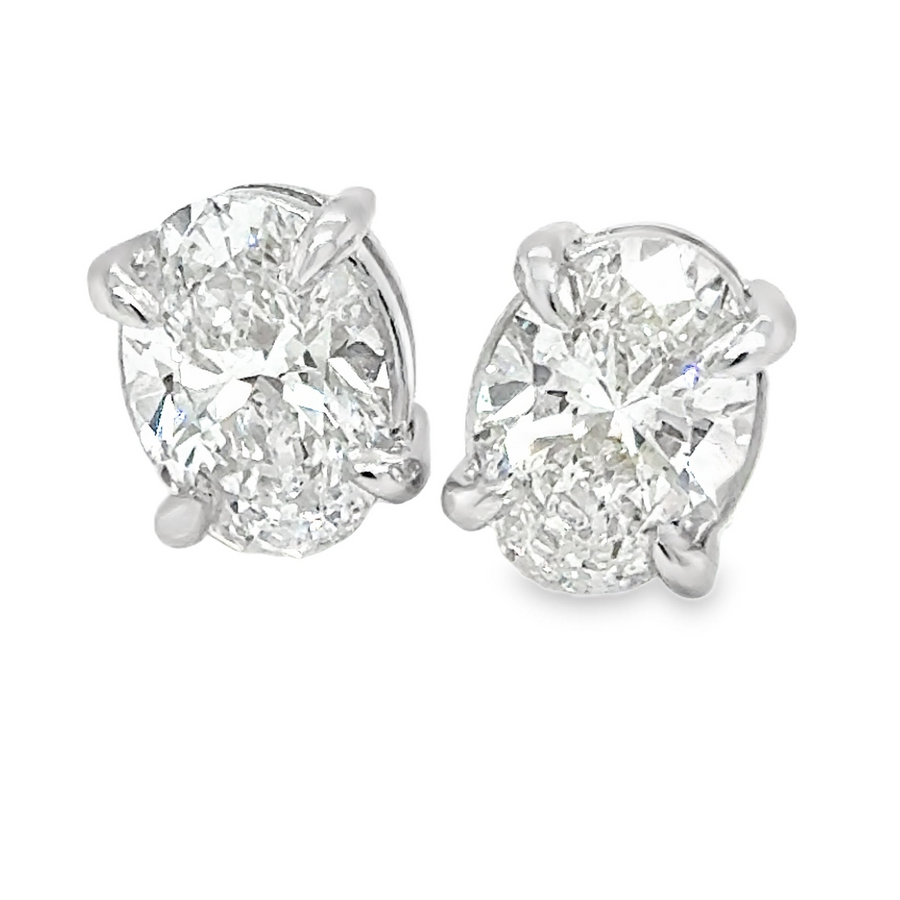 Oval Lab Diamond Studs