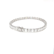10.44ct Emerald cut Diamond Tennis bracelet