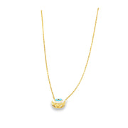 Evil Eye Protection yellow gold Necklace
