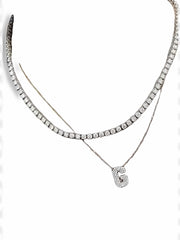 Lab Diamonds  Tennis Necklace