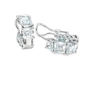 Asscher Cut Lab Diamond Huggies – 10.65ct TW
