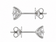 Asscher cut 2ct TDW Diamond Studs