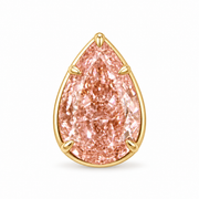 3.03 carat Teardrop Pink diamond Pendant