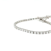 Oval shaped lab Diamond Tennis bracelet