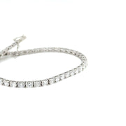 Oval shaped lab Diamond Tennis bracelet