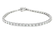 Oval shaped lab Diamond Tennis bracelet