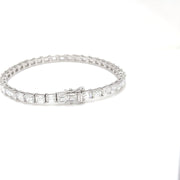 Emerald cut Diamond Tennis bracelet